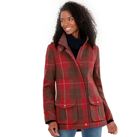 Joules Tweed Field Coat - Picture 4 of 4